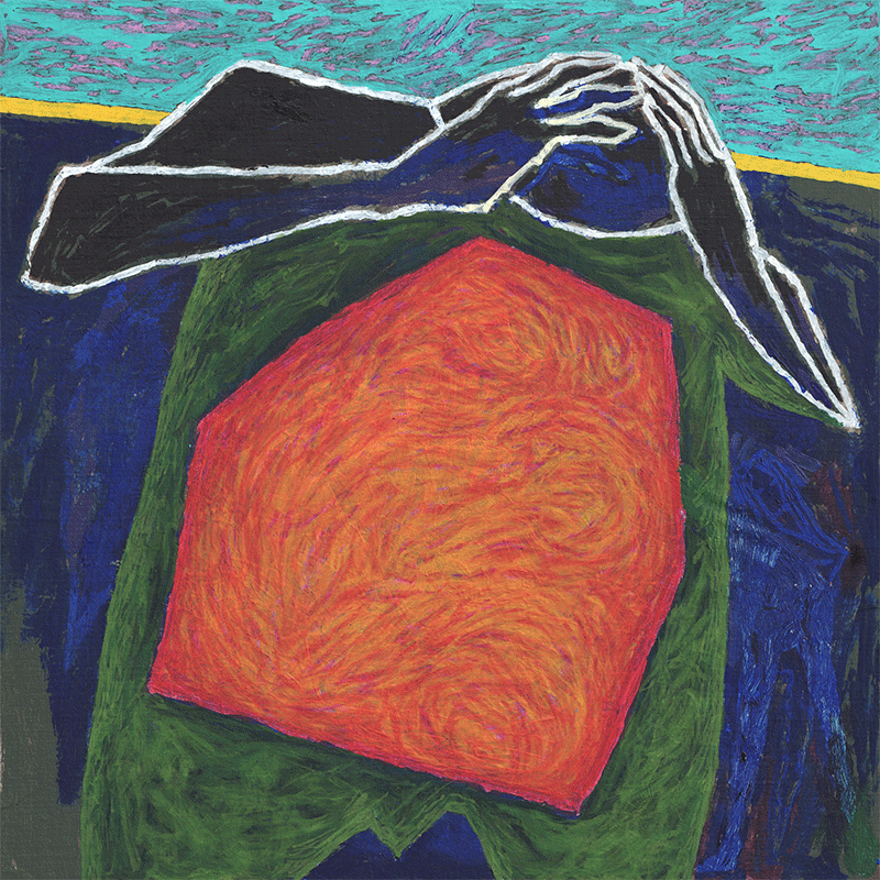 Huiles sur papier marouflé sur toile